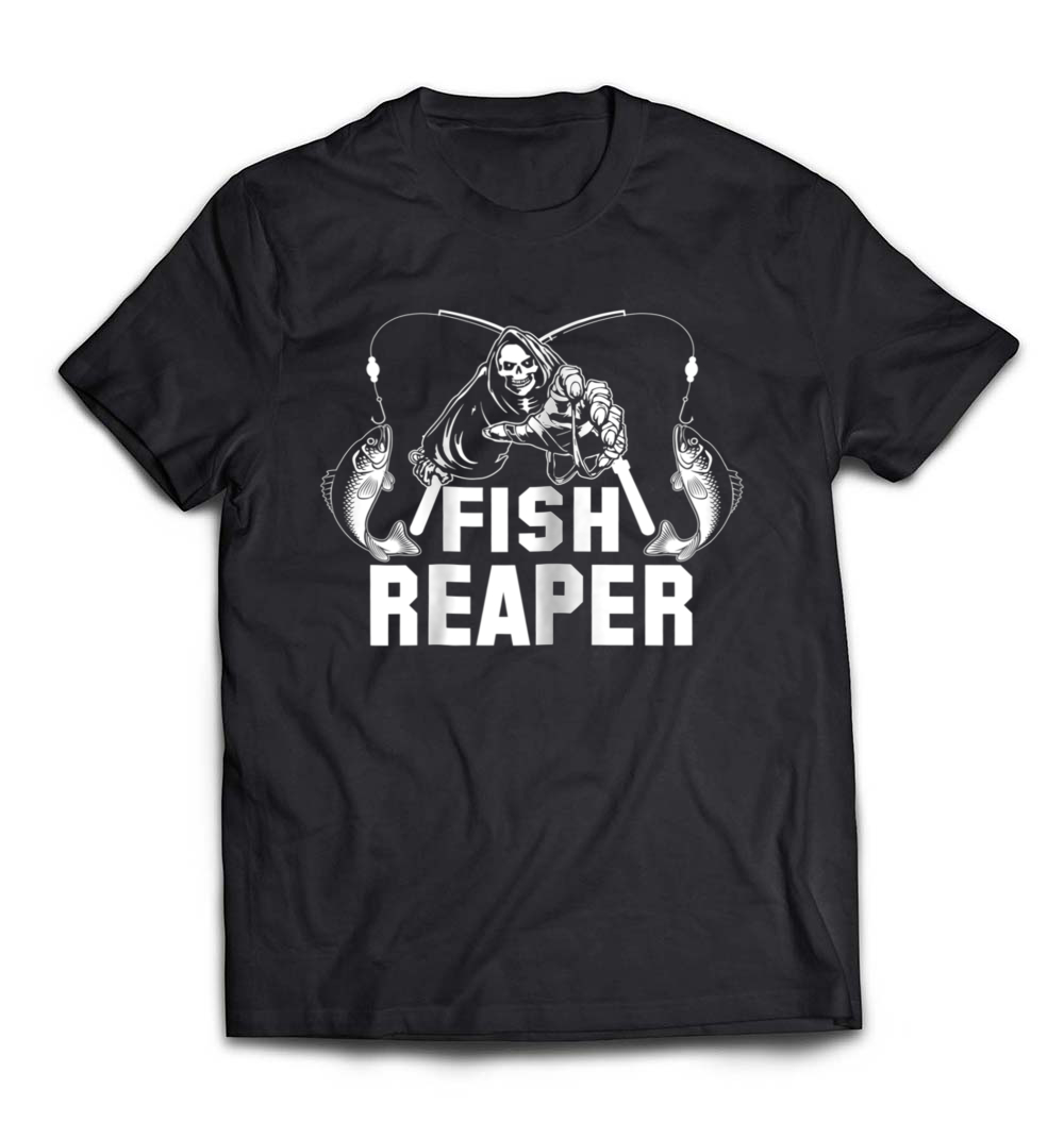 Grim Reaper Fishing Shirt: Embrace the Dark Side of Angling